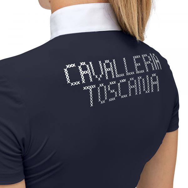 CAVALLERIA TOSCANA 女童用比賽衫(2色可選/短袖) 