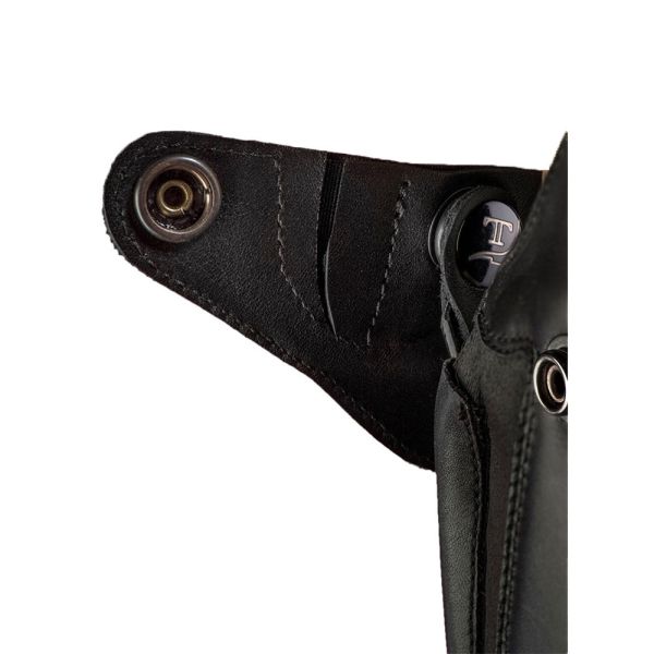 TUCCI 騎馬長筒皮靴 (LEONARDO/後拉鍊設計/黑色/37/41) 