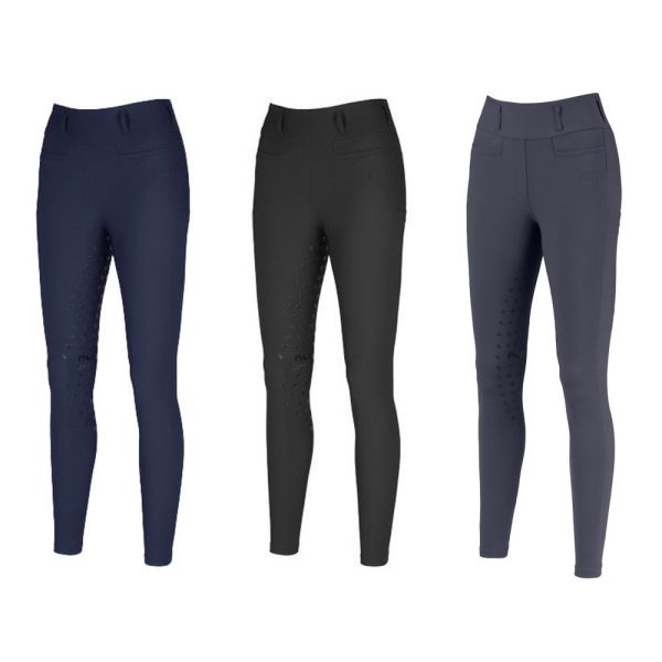 PIKEUR 女用馬褲 (全皮止滑/3色可選/彈力腰/手機袋) 
