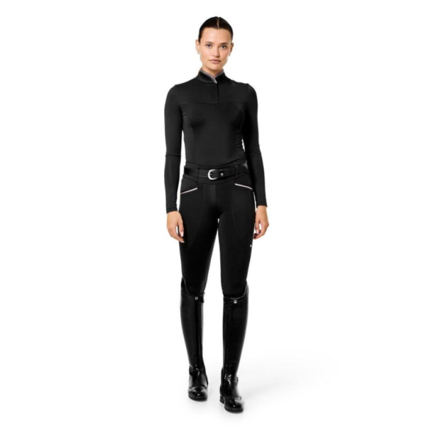 EQUESTRIAN STOCKHOLM 女用訓練衫(長袖/黑色/2款可選/XS/S/M) 