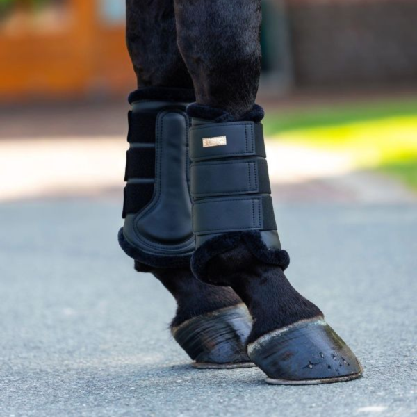 EQUESTRIAN STOCKHOLM 護具 (前後腳/2對入/黑色/L) 