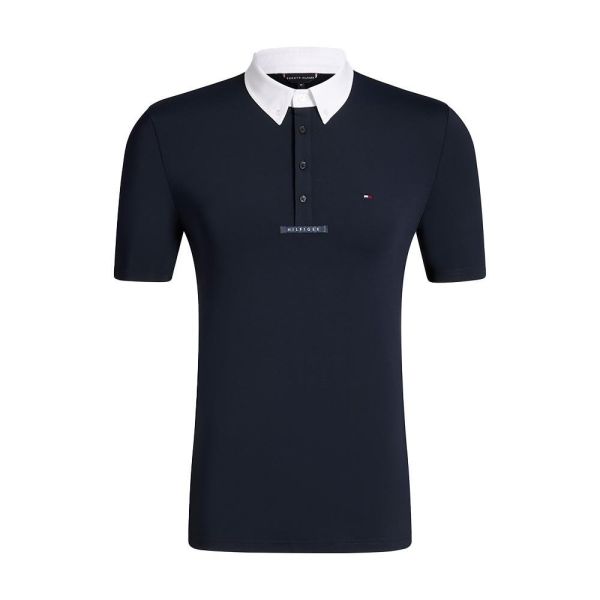 TOMMY HILFIGER 男用比賽衫 (短袖/深藍色) 