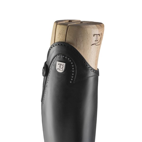 TUCCI 騎馬長筒皮靴 (Marilyn/打孔裝飾/黑色/38) 