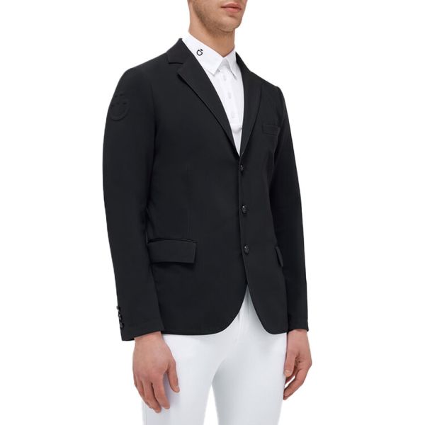 CAVALLERIA TOSCANA 男用比賽西裝外套 (輕量/黑色/44) 