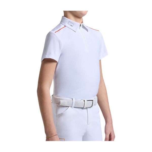 RG 男童用比賽衫(白色/10/短袖) 