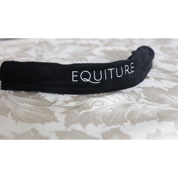 EQUITURE 淺藍寶石鑽飾皮額革(曲/18mm/Full) 