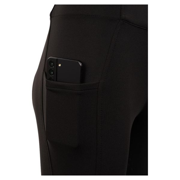 PREMIERE 童用馬褲 (黑色/彈力腰/全皮止滑/104) 