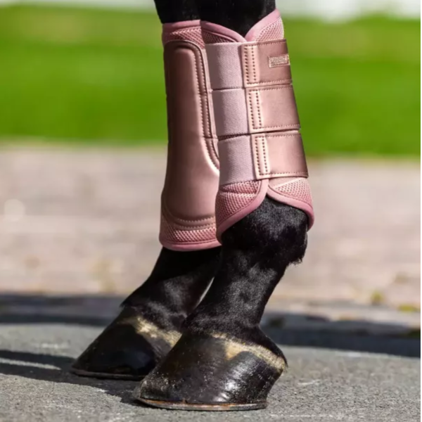 EQUESTRIAN STOCKHOLM 護具 (一對兩個/柔粉色/L) 