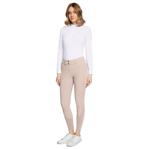 SAMSHIELD 女用馬褲 (止滑全皮/高腰/鑽飾/2色可選) 