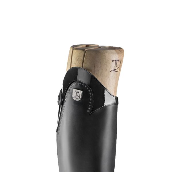 TUCCI 騎馬長筒皮靴 (Marilyn/漆皮裝飾/黑色/39) 