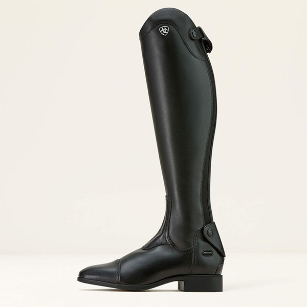 ARIAT 女用馬場馬術長靴 (後拉鍊設計/黑色) 