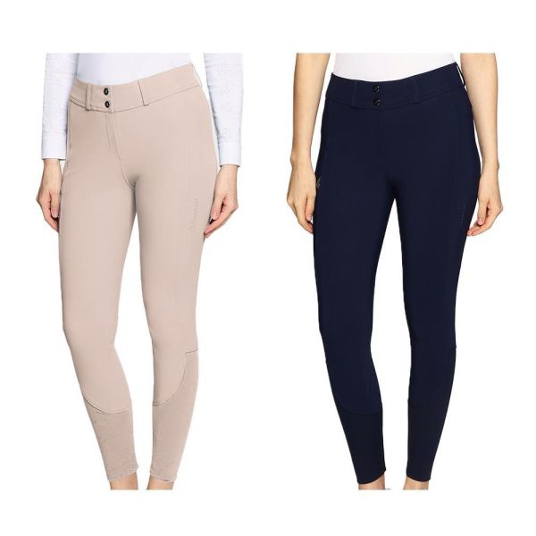 SAMSHIELD 女用馬褲 (止滑全皮/高腰/鑽飾/2色可選) 