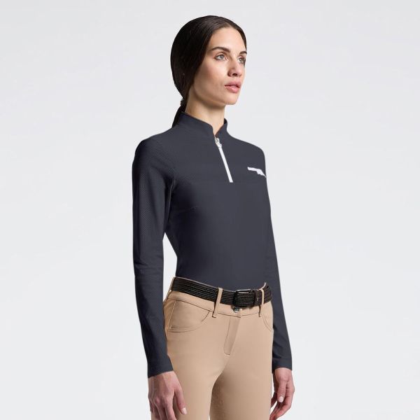 CAVALLERIA TOSCANA 女用訓練衫 (2色可選/長袖/透氣) 