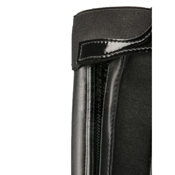 TUCCI 騎馬長筒皮靴 (Marilyn/漆皮裝飾/黑色/39) 