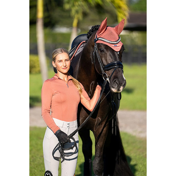 EQUESTRIAN STOCKHOLM 馬用耳罩 (珊瑚紅/薄荷綠/FULL) 