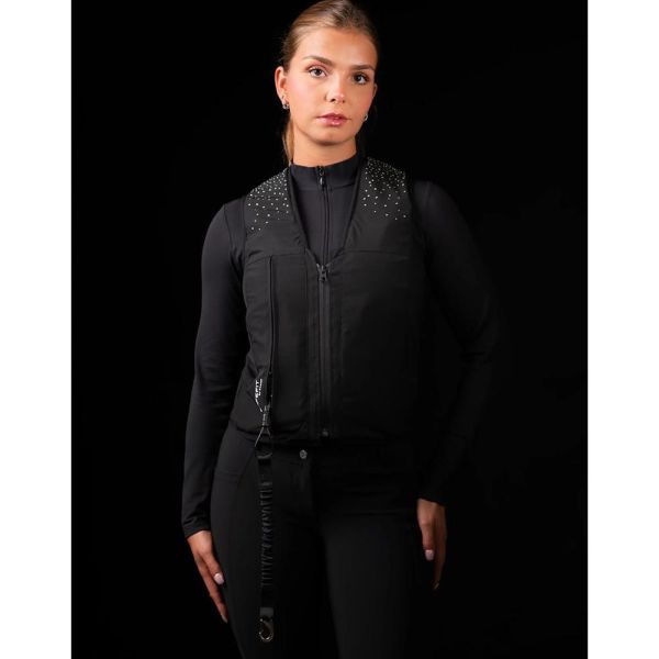 SEAVER SAFEFIT 充氣式防護背心 (鑽飾/黑色) 