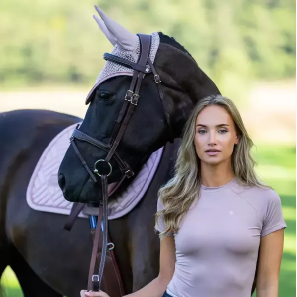 EQUESTRIAN STOCKHOLM 馬用耳罩 (柔粉色/FULL) 