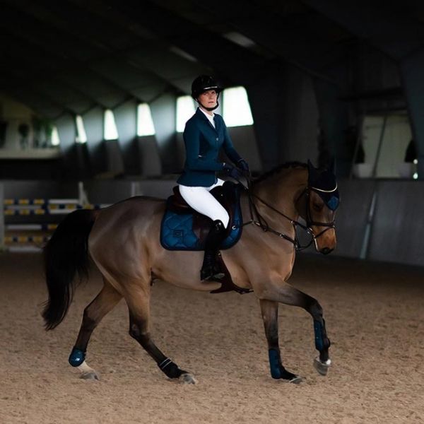 EQUESTRIAN STOCKHOLM 綜合汗墊 (閃光藍/FULL) 