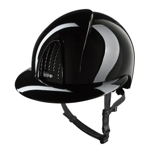 KEP 透氣騎士帽 (亮黑色/M) 