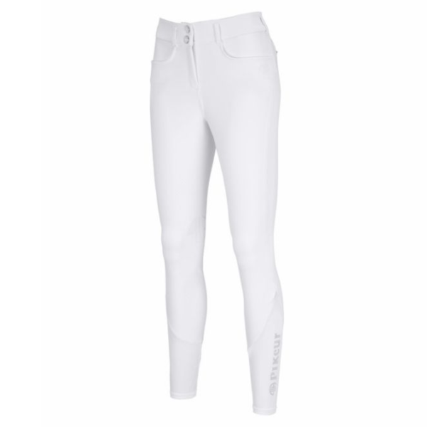 PIKEUR 女用馬褲 (止滑全皮/白色) 