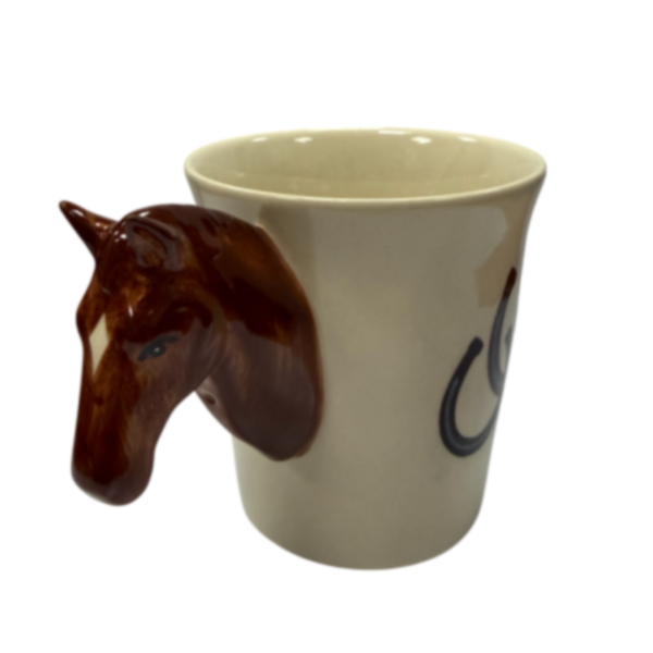 馬克杯 (馬頭杯柄/2色可選) 