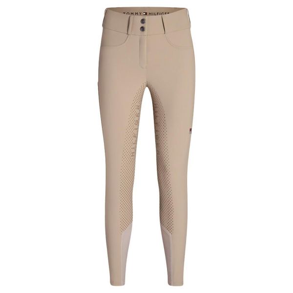 TOMMY HILFIGER 女用馬褲 (止滑全皮/卡其色) 