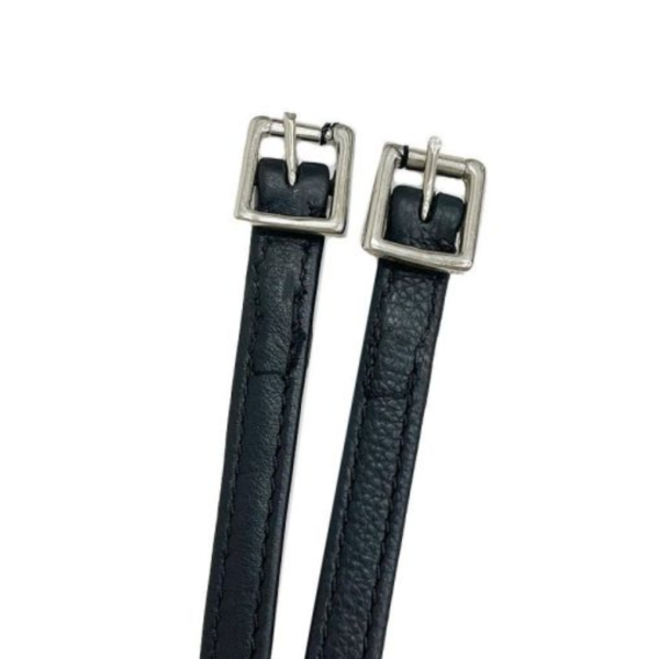 皮製馬刺帶 (黑色/46cm) 