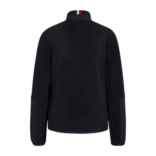 TOMMY HILFIGER 女用保暖刷毛夾克 (深藍色/口袋設計/M) 
