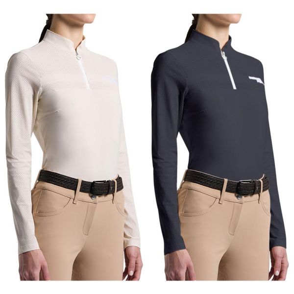 CAVALLERIA TOSCANA 女用訓練衫 (2色可選/長袖/透氣) 