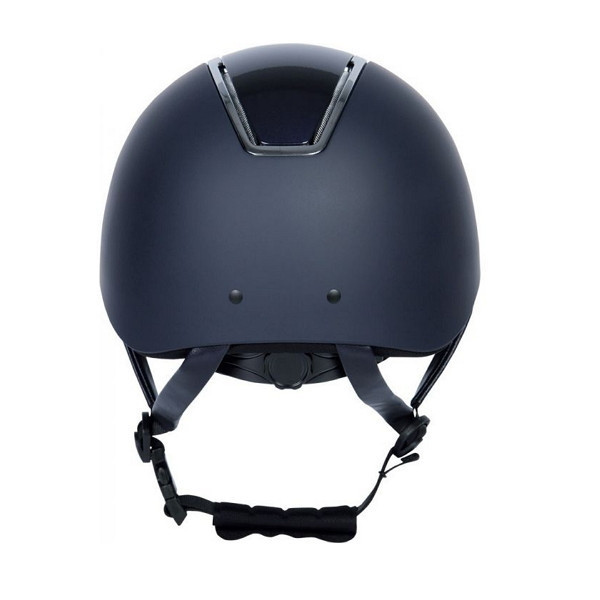 透氣騎士帽 (可調式/霧藍盔/銀框) 