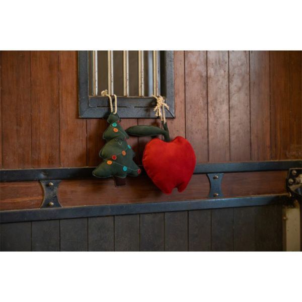 馬用玩具 (蘋果造型/附掛繩) 