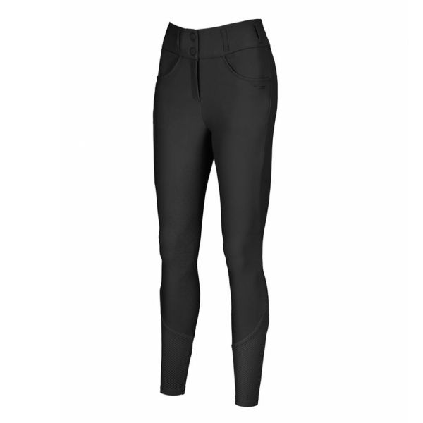 PIKEUR 女用馬褲 (輕夏款/止滑全皮/黑色) 