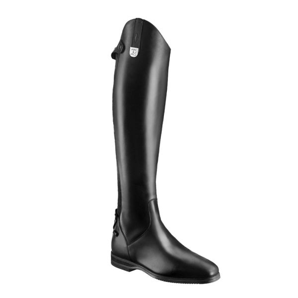 TUCCI 騎馬長筒皮靴 (LEONARDO/後拉鍊設計/黑色/37/41) 