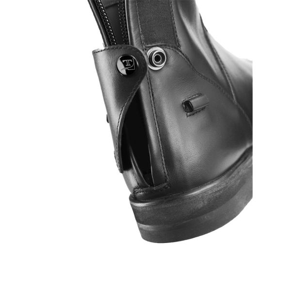 TUCCI 騎馬長筒皮靴 (LEONARDO/後拉鍊設計/黑色/37/41) 