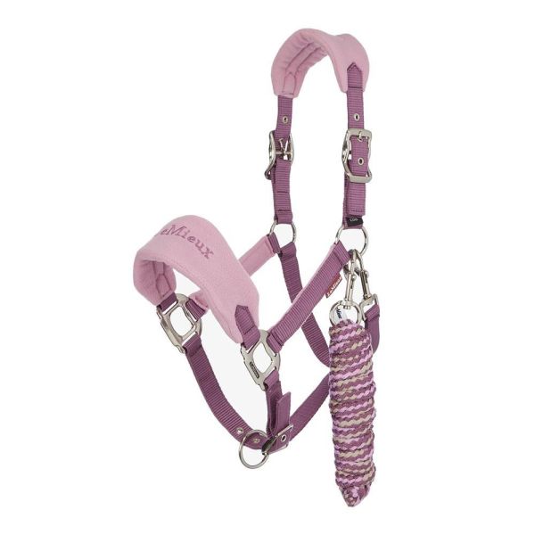 LeMieux 籠頭套組 (含牽馬繩/刷毛布籠頭/4色可選/FULL) 