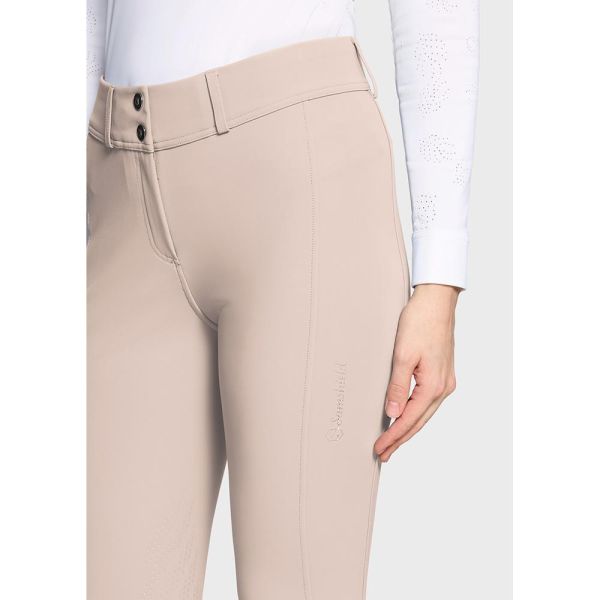 SAMSHIELD 女用馬褲 (止滑全皮/高腰/鑽飾/2色可選) 