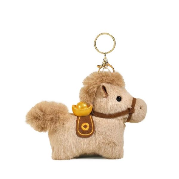 馬上有錢絨毛玩偶鑰匙圈 (2色可選) 