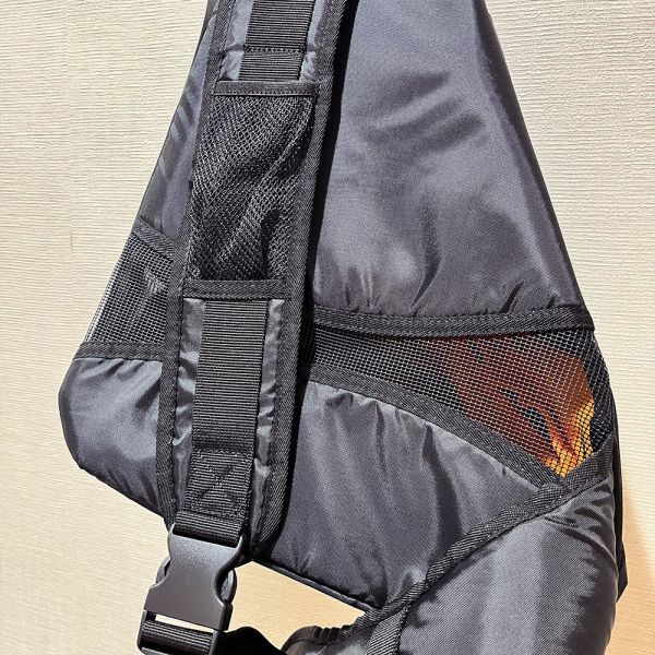 SAMSHIELD 騎士帽斜背包 (黑色/單肩) 