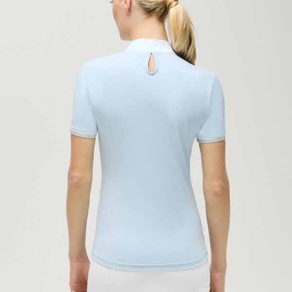 TOMMY HILFIGER 女用比賽衫 (短袖/寶貝藍/防曬快乾) 