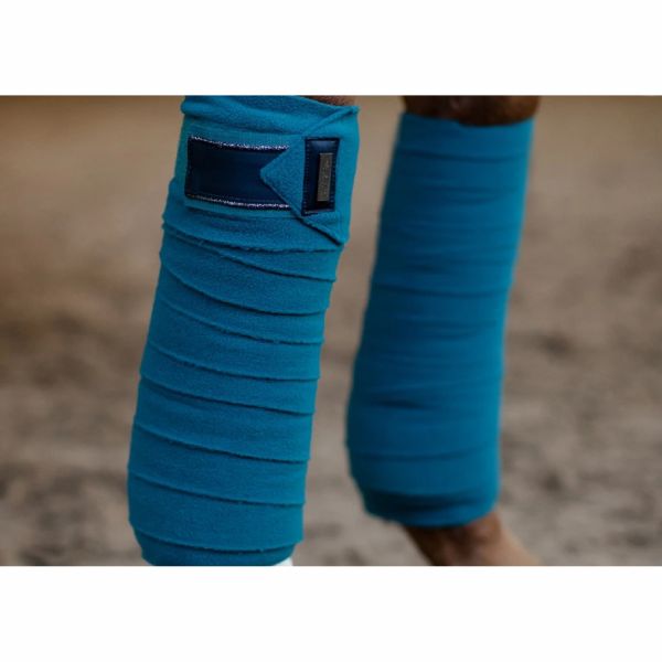 EQUESTRIAN STOCKHOLM 馬用繃帶 (極光藍/棕紫色) 