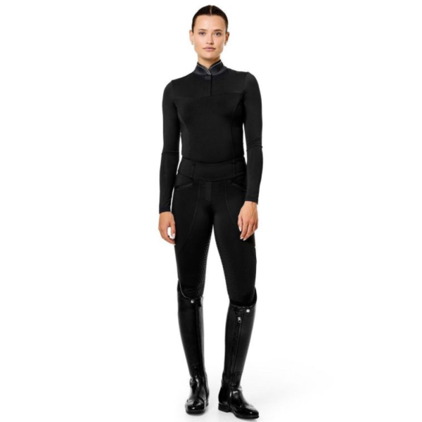 EQUESTRIAN STOCKHOLM 女用訓練衫(長袖/黑色/2款可選/XS/S/M) 