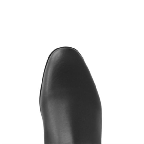 LEXHIS 騎馬長筒皮靴 (側邊拉鍊設計/黑色/38/41/42) 