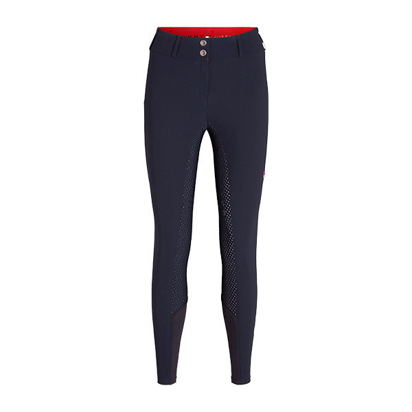 TOMMY HILFIGER 女用馬褲 (止滑全皮/深藍色/白色) 