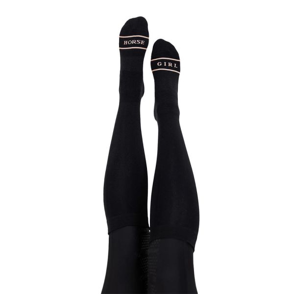 HORSEGLOSS 馬術襪 (文字圖樣) 