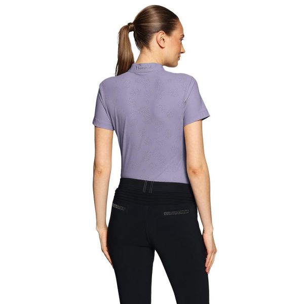 SAMSHIELD 女用訓練衫 (短袖/樹葉紋透氣孔/兩色可選) 