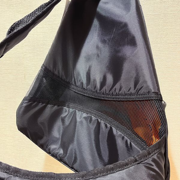 SAMSHIELD 騎士帽斜背包 (黑色/單肩) 