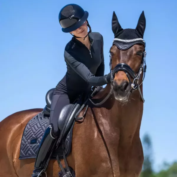 EQUESTRIAN STOCKHOLM 馬場馬術汗墊 (黑色/FULL) 