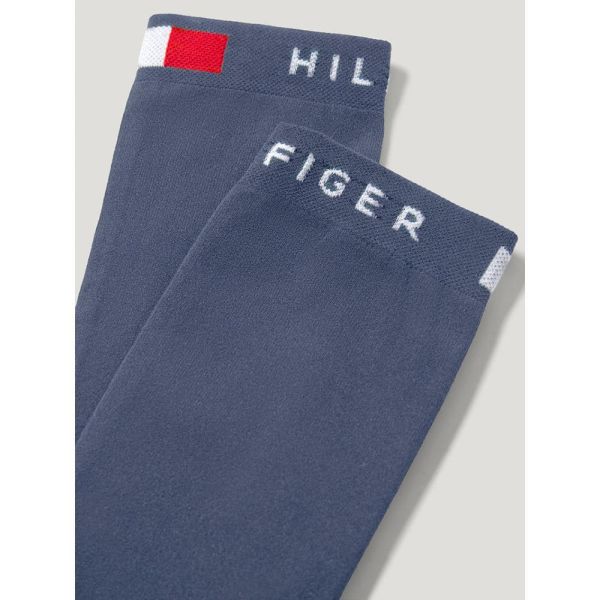 TOMMY HILFIGER 中長襪 (35-38/靛藍色/3雙一組) 