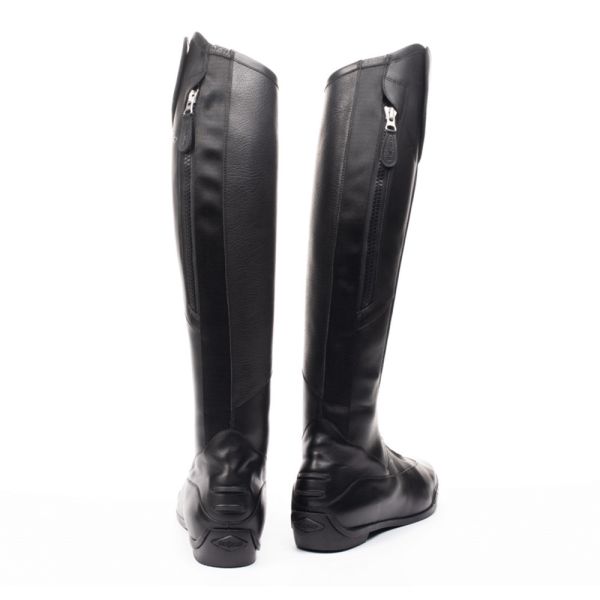 FREEJUMP 新型騎馬長筒皮靴 (雙拉鍊設計) 