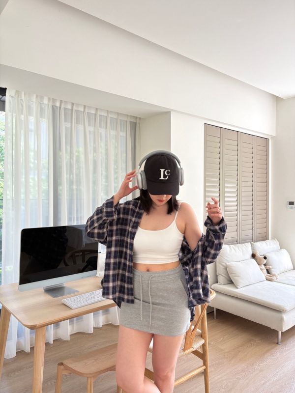 MA08 美式舒服棉短裙(M-XL) 